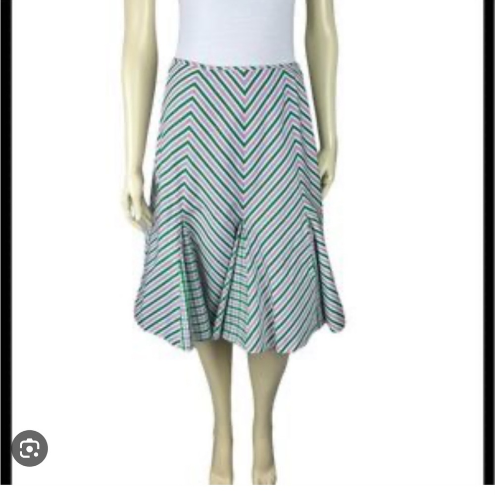 Ralph Lauren chevron and plaid skirt